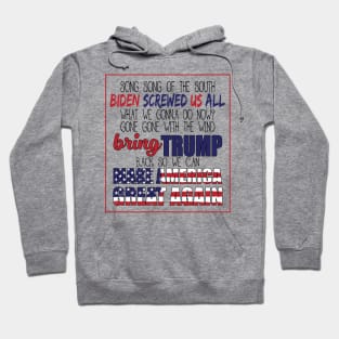 Anti Biden Song Funny Trump Hoodie